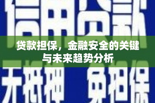 云浮贷款担保，金融安全的关键与未来趋势分析