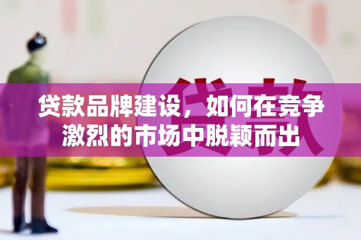 武鸣贷款品牌建设，如何在竞争激烈的市场中脱颖而出