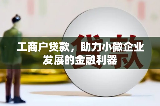 昌乐工商户贷款，助力小微企业发展的金融利器
