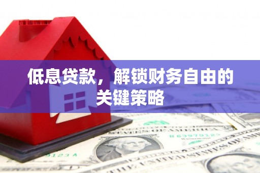 定兴低息贷款，解锁财务自由的关键策略