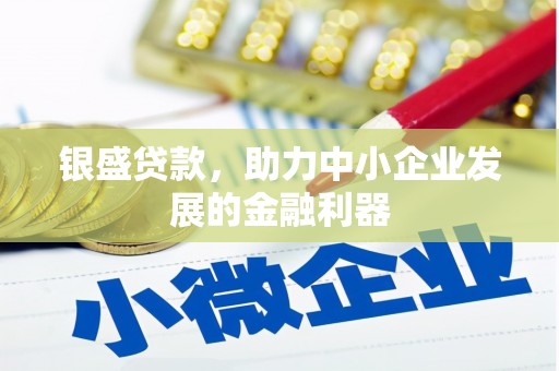石家庄银盛贷款，助力中小企业发展的金融利器