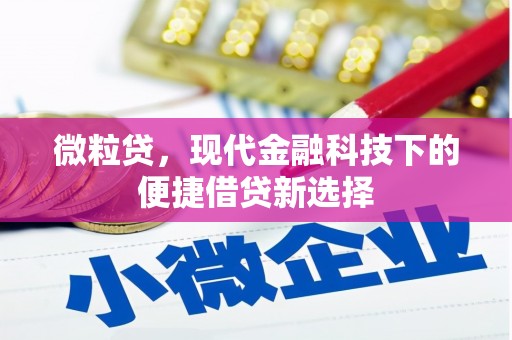 五营微粒贷，现代金融科技下的便捷借贷新选择