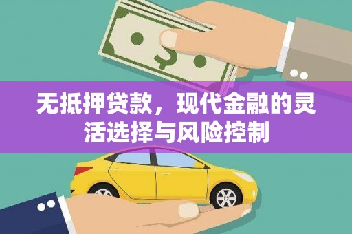 大兴安岭无抵押贷款，现代金融的灵活选择与风险控制