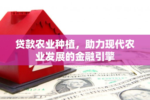新庄贷款农业种植，助力现代农业发展的金融引擎