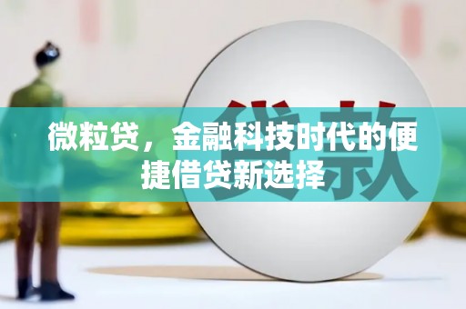 利川微粒贷，金融科技时代的便捷借贷新选择