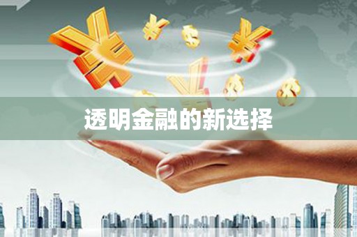 南山透明金融的新选择
