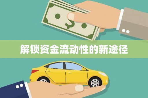 聂荣解锁资金流动性的新途径